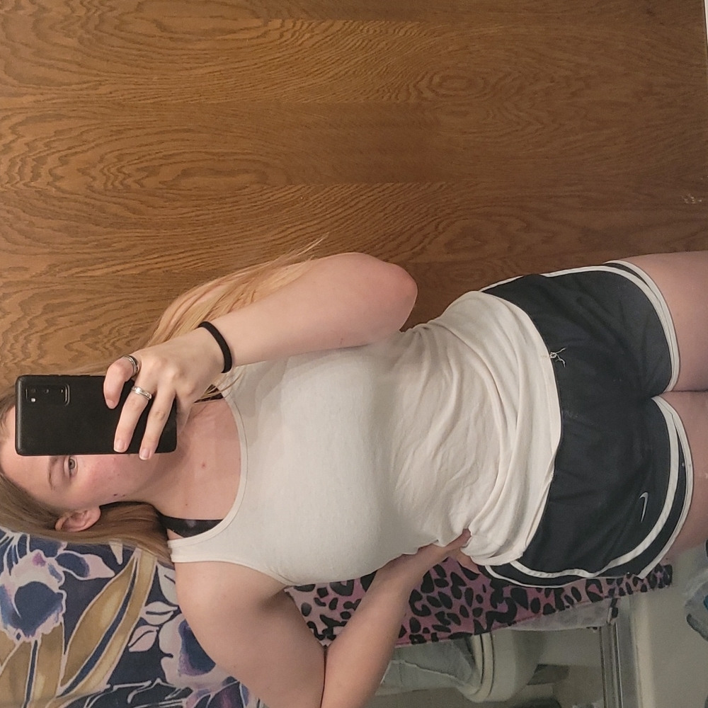 White tank top